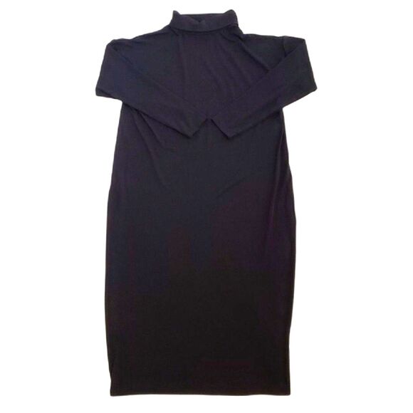 Isabella Oliver Women Black Turtle Neck Maternity Dress Size 1 - Picture 2 of 8